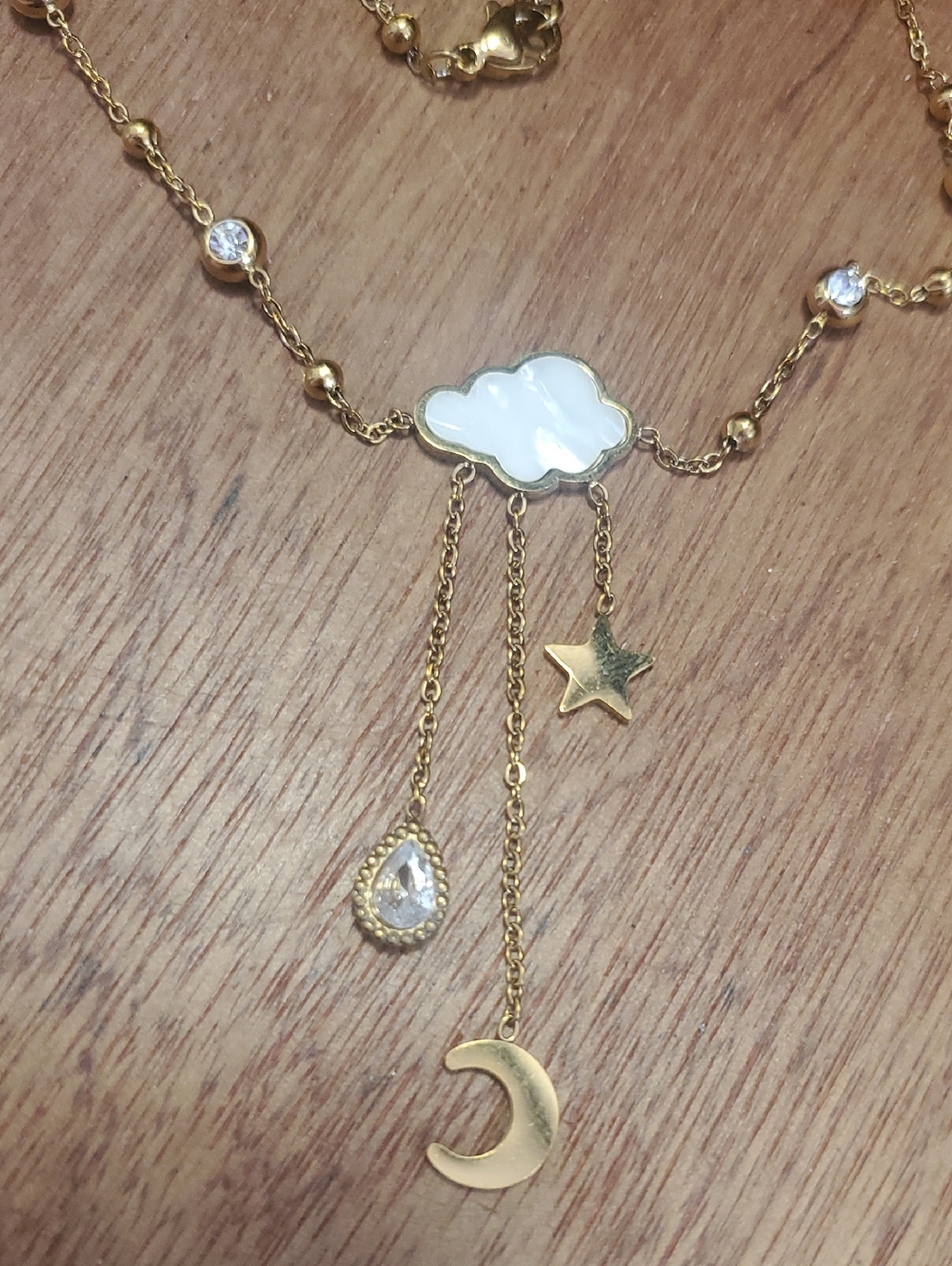 cloud necklace Anthropology D